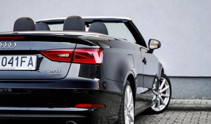 Audi A3 cena 81000 przebieg: 78500, rok produkcji 2016 z Pieniężno małe 301